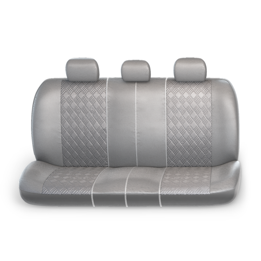 Авточехлы  COMFORT , ортопед. поддержка, экокожа, 3D полиэстер под кожу COM-1105GP D.GY D.GY (M) (3) Арт. COM-1105GPD.GY D.GY