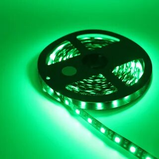 Светодиодная лента 24 V (зеленая) влагостойкая 1м