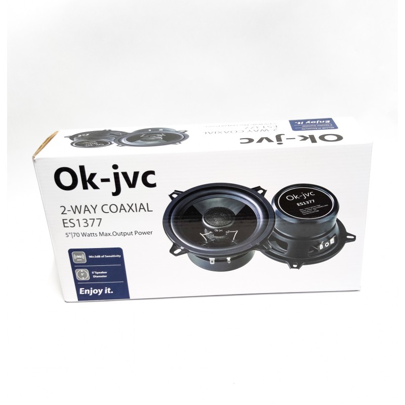 Колонки автомобильные (динамики) JVC  13CM 80W (2) Арт. OK-JVC-1377
