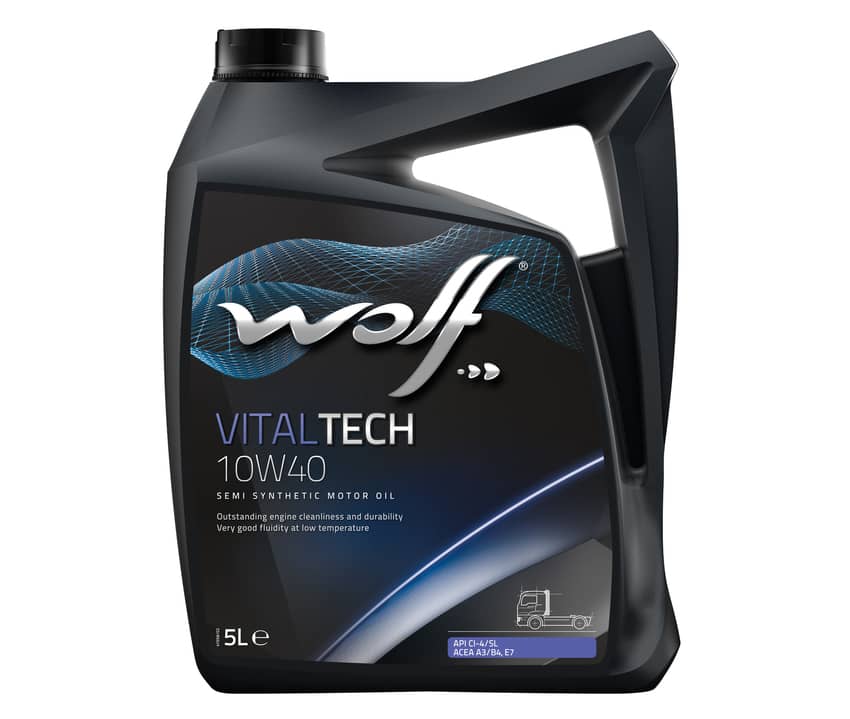 Масло моторное WOLF VITALTECH 10W40 DIESEL  5L полусинтетика () Арт. 8300912