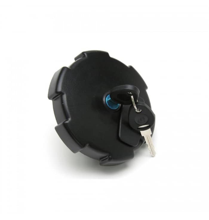Крышка бака топливного с ключом MAN TEKSAN  (черный пластик) на грузовые 80 мм 2-уса (1) Арт. 7781