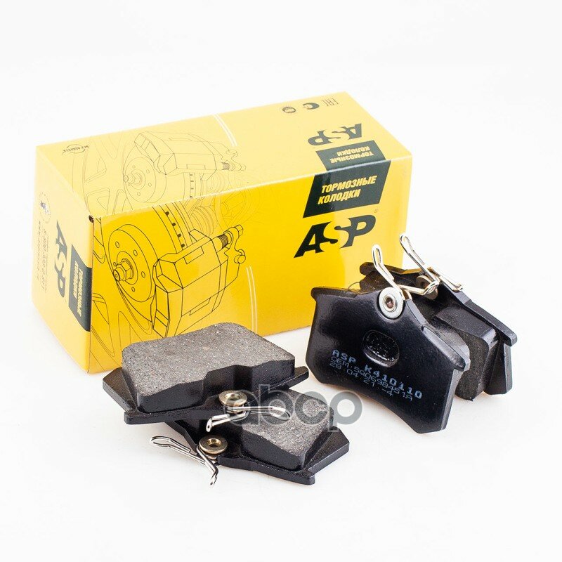 Колодки задние Audi A4 A6 Renault Scenic VW Golf 2 3 Passat VW Polo Sedan 10- ASP ASP  Арт. K410110
