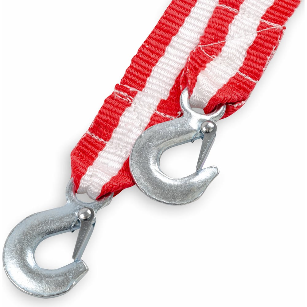 Трос буксировочный лента, AUTOPROFI, 10 тонн, с 2-мя крюками, сумка, длина 5 м., ширина 55 мм., 1 15 (3) Арт. TRL-100 1