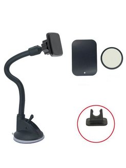 Держатель телефона автомобильный универсальный магнит-присоска длина 32 см.М Арт. 329109_М