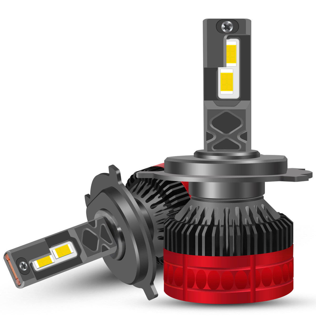 Комплект светодиодных ламп mini 12-24V H11 65 Вт  (3 режима  Холодный, теплый и желтый свет) (1) Арт. X65