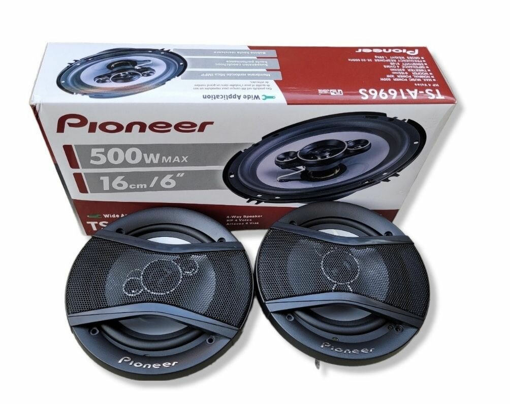Колонки автомобильные (динамики) PIONEER  16CM 450W (3) Арт. TS-1696S