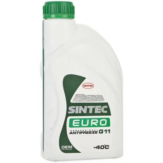 Антифриз Sintec Euro G11 green -40 1кг  Арт. 990553