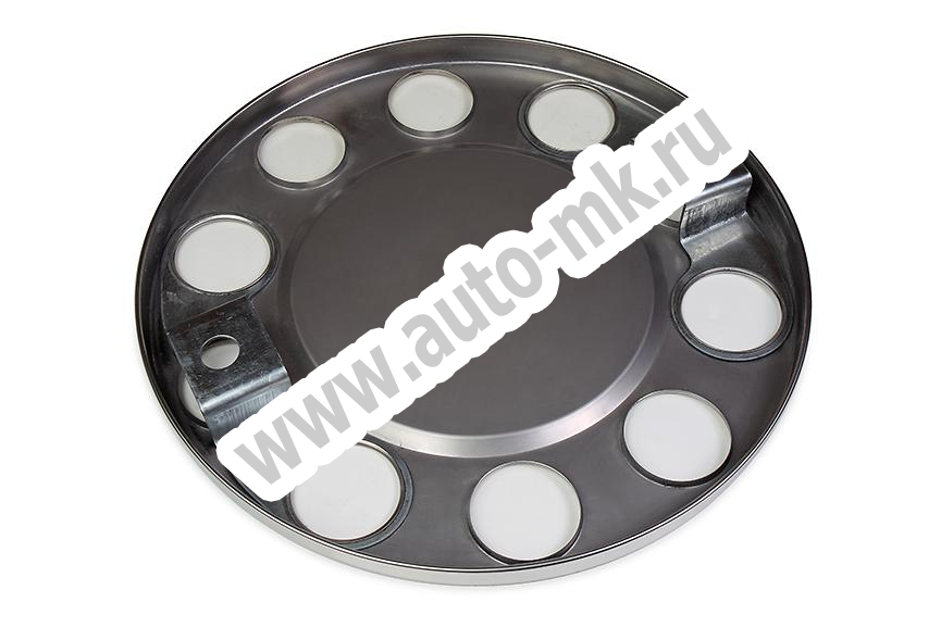 Колпаки на колеса передние ступичные INOX R22.5 комплект на 2 колеса (2) Арт. 16782