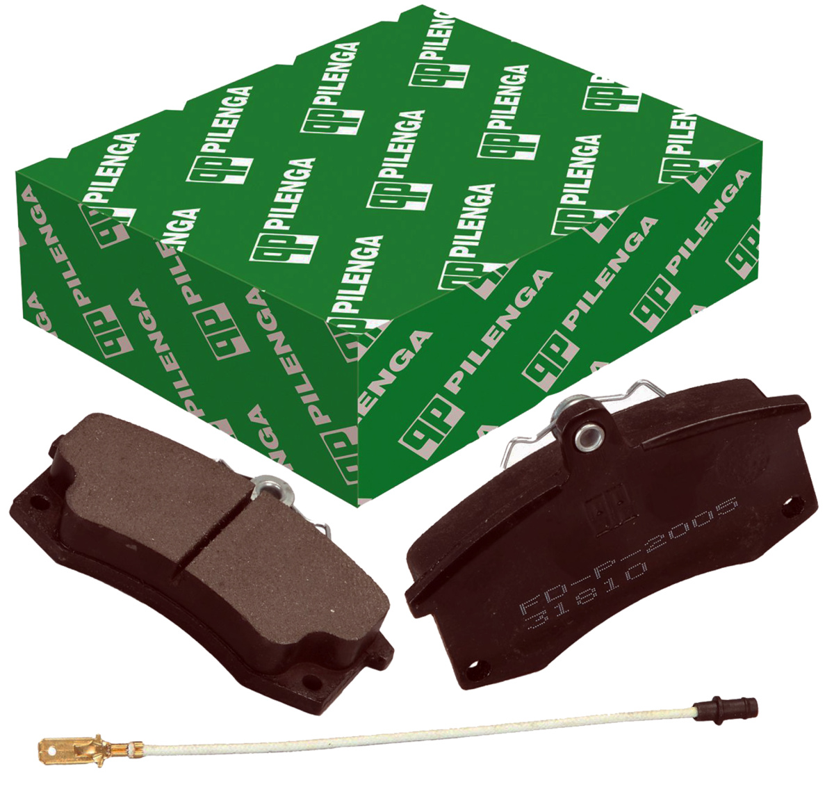 Колодки тормозные ВАЗ 2110-12 1118 2170 2190 Лада Гранта Granta передние PILENGA, FD-P 2005, 4шт. Арт. FD-P2005