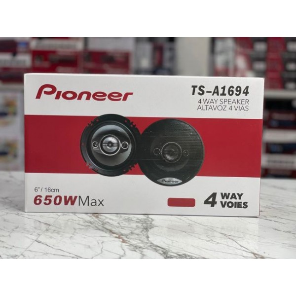 Колонки автомобильные (динамики) PIONEER  16CM 650W (2) Арт. TS-1694S