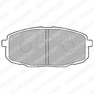 Колодки дисковые Mitsubisi, LANCER turbo 2,0(81-82г) wva20892  15,00  G46L Арт. LP630