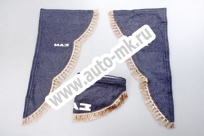 Ламбрекен лобового стекла с углом МАЗ (серый) (1) Арт. 10872