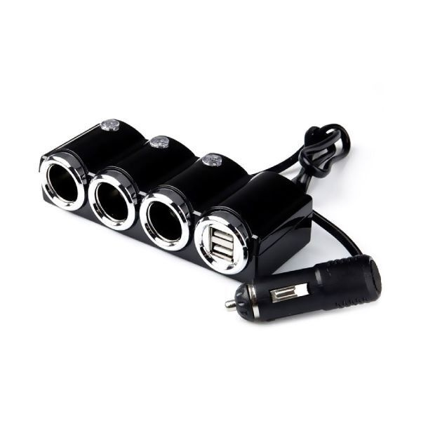 Разветвитель прикуривателя 12 24  IN-CAR WF-1503 (2) Арт. WF1503