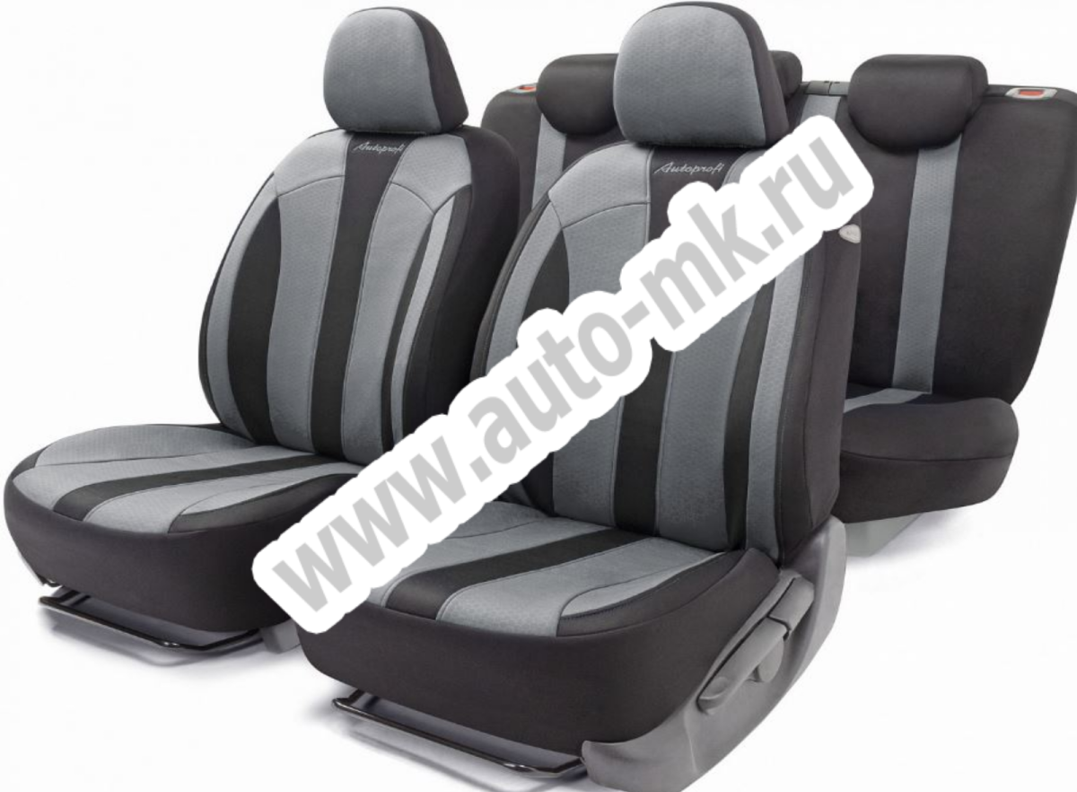 Авточехлы PERFORMANCE, материал hexagon polyester, 5 мм поролон, PRF-1505 BK GY (1) Арт. PRF-1505BK GY