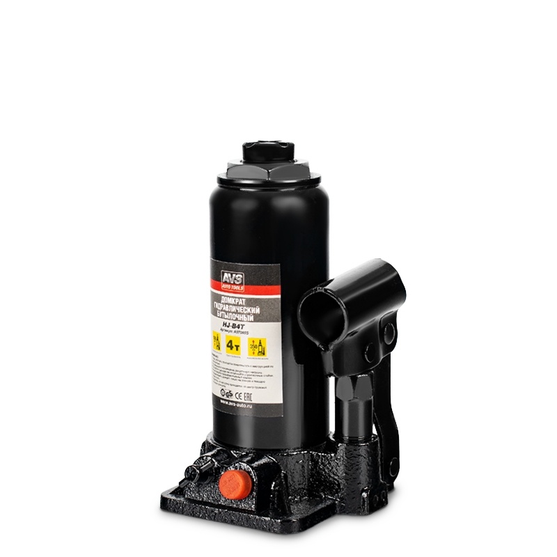 Домкрат гидравлический AVS HJ-B4T, 4т, 180-350мм. (4) Арт. A07085S