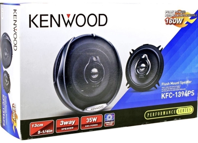 Колонки автомобильные (динамики) KENWOOD  13CM 160W (1) Арт. KFC-1394PS