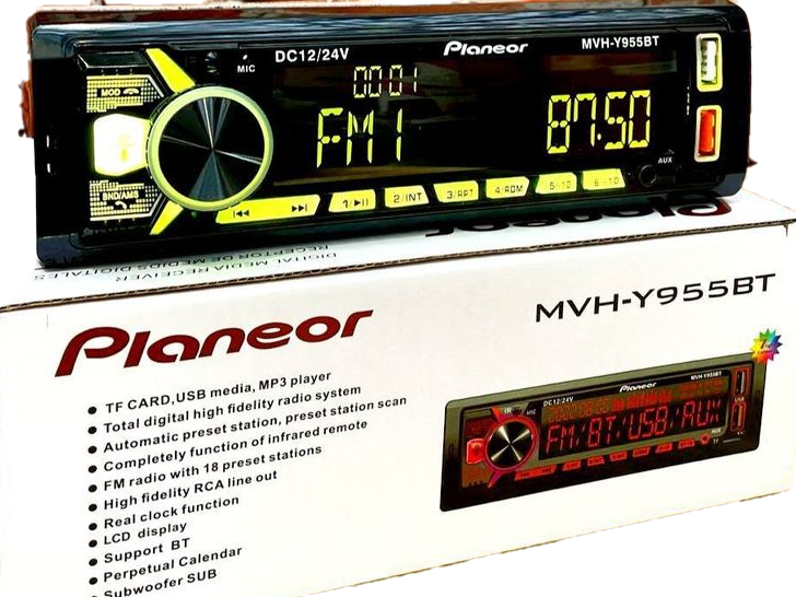 Автомагнитола Pioneor -942BT 12-24В (1) Арт. MVH-Y955BT