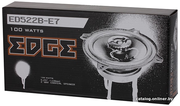 Колонки EDGE  13см, коаксиал. (комплект 2шт) (2) Арт. ED522B-E7