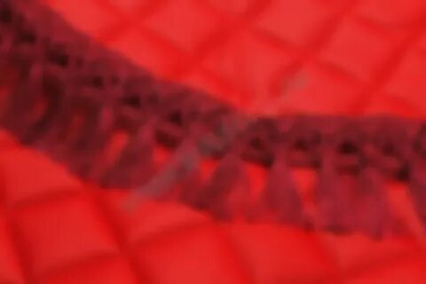 Ламбрекен лобового стекла и угол Эко-кожа красный без надписи 2,2 м