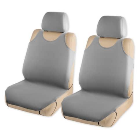 Чехол-майка на переднее сиденье однотонный темно-серый 2шт ARNEZI  Арт. A0508012