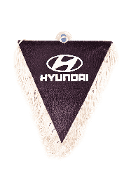 Вымпел  треугольник  ЭКО HYUNDAI (2) Арт. 8486