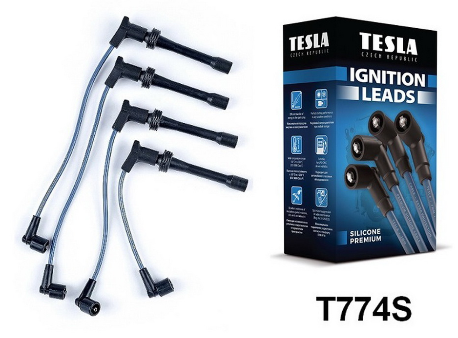 Провода в вольтные ВАЗ 2110 инжектор 16 кл силиконовые TESLA  Арт. T774S