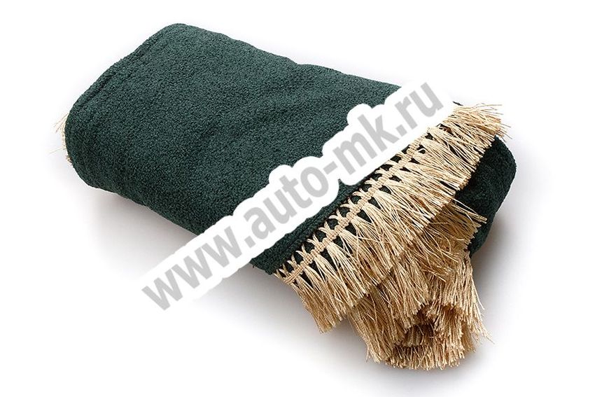 Ламбрекен лобового стекла с углом (без логотипа) зеленый (2) Арт. 10830