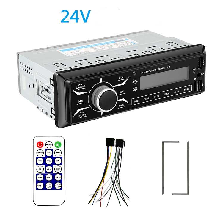 Автомагнитола  с Bluetooth 24V сенсорное управление (1) Арт. 3012HD