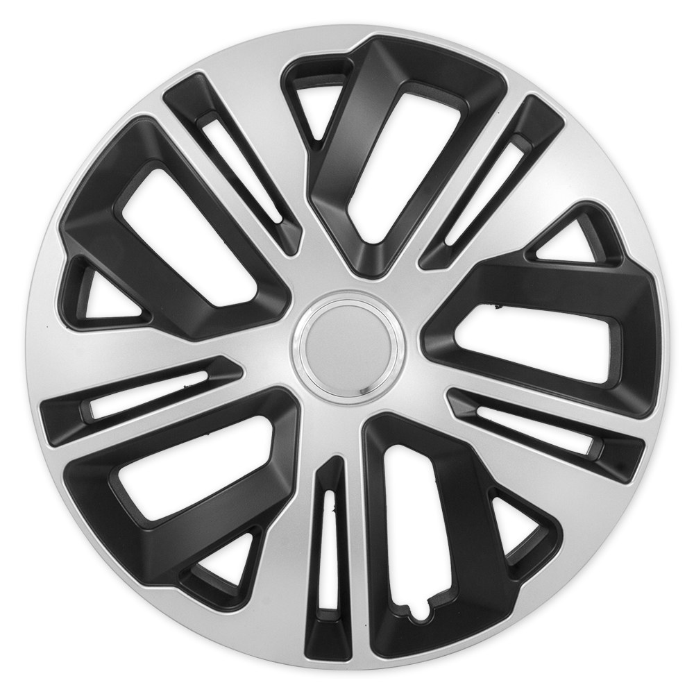 Колпаки R-15 РАВЕН РИНГ МИКС черный (4 шт) Джестик  (1) Арт. 15-080-RING-MIX