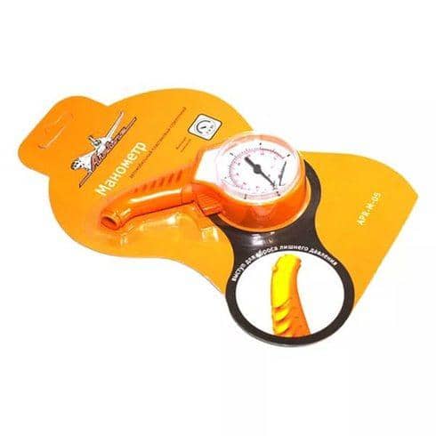 Манометр шинный  AIRLINE  пластиковый (до 5,0 Атм) Арт. APR-M-05