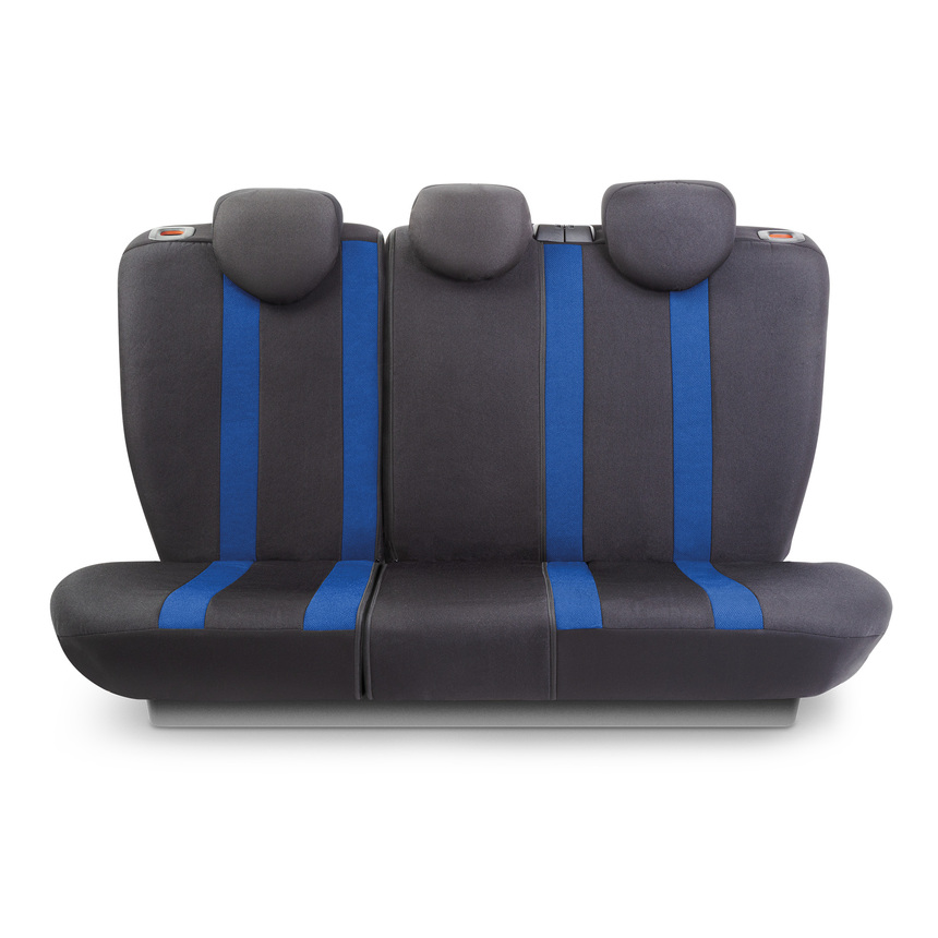 Авточехлы CUSHION COMFORT, материал эко-хлопок, CUS-1505 BK BL (3) Арт. CUS-1505BK BL