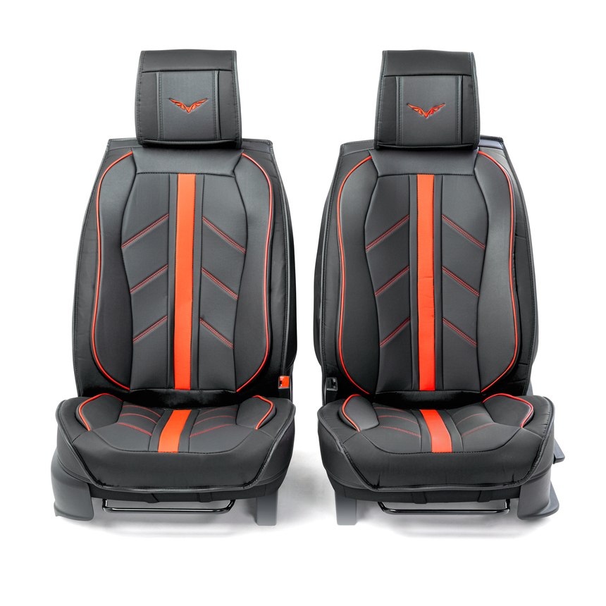 Каркасные 3D накидки на передние сиденья Car Performance, 2 шт. CUS-3012 BK BK (2) Арт. CUS-3012BK BK