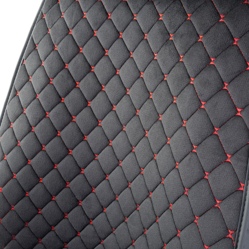 Каркасные накидки на передние сиденья Car Performance, 2 шт. CUS-2012 BK RD (6) Арт. CUS-2012BK RD