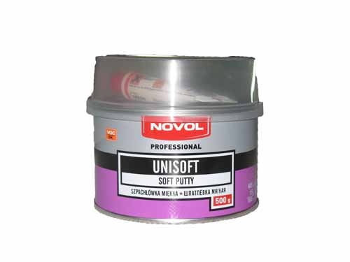 Шпатлевка Novol Unisoft полиэфирная, 0.5кг Арт. 1151