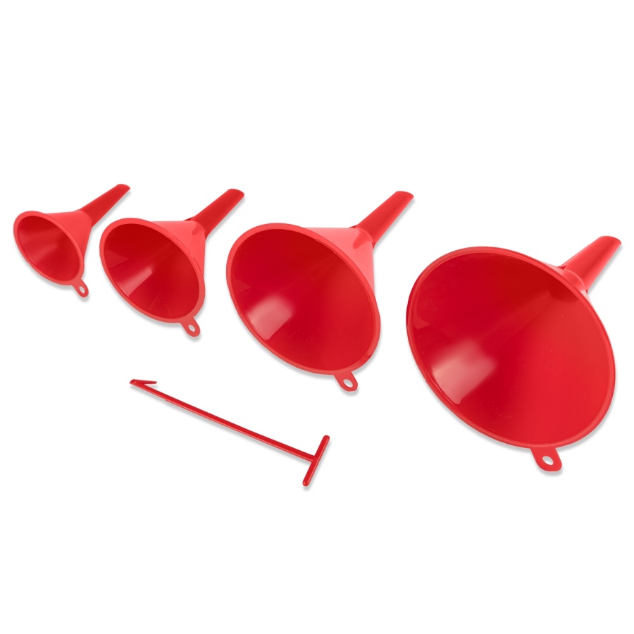 Воронки комплект 4шт (50мм, 75мм, 95мм, 115мм) AVS OF-04К (4) Арт. A85201S