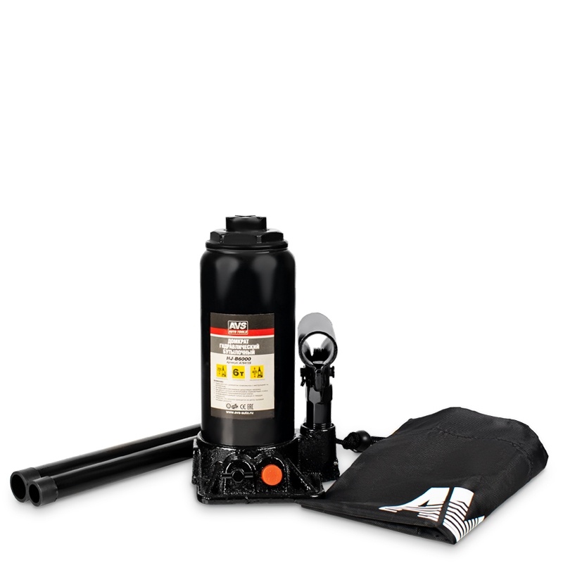 Домкрат гидравлический AVS HJ-B6000, 6т, 200-405мм. (5) Арт. A78415S