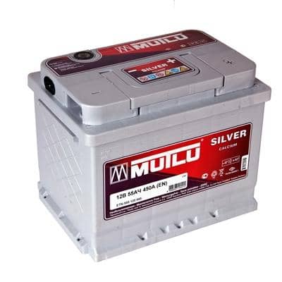 Аккумулятор 55 Aч MUTLU CALCIUM SILVER о.п.(-,+) (2) Арт. L255045A