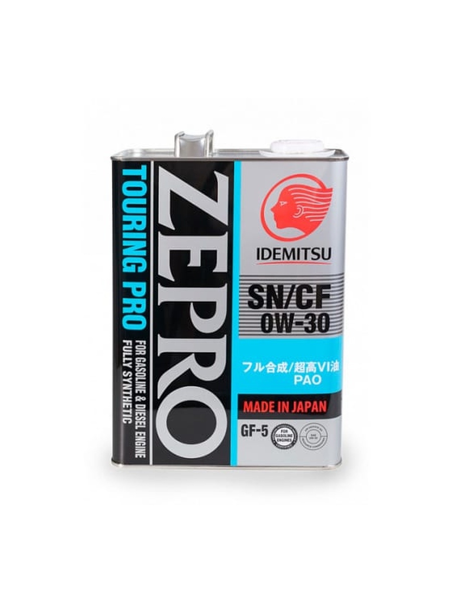 Масло моторное IDEMITSU Zepro Touring Pro 0W30 синтетическое 4 л  Арт. 3615004