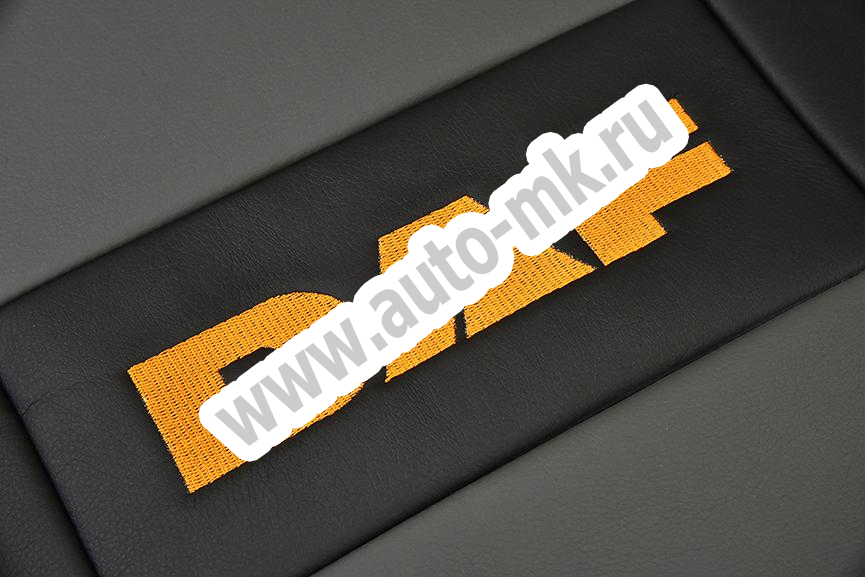 Чехол-сиденья ЭКО КОЖА (серый) DAF XF105 (новый  2012) (2 ремня) 119649 (3) Арт. 13252