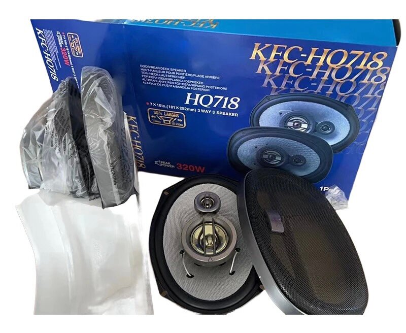 Колонки (автоакустика) автомобильные KENWOOD  6 9-1000W овал (1) Арт. KFC-718HQ