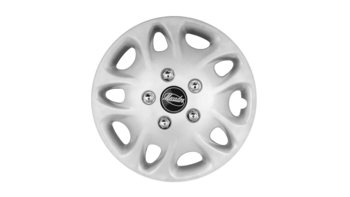 Колпаки на колеса R16 (10) МЕРКУРИЙ Газель задние 2 шт серебристые (1) Арт. 16-034-X