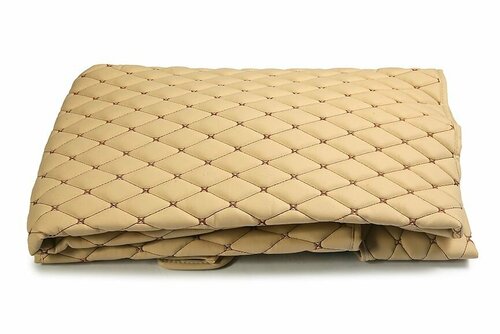 Коврик стеганый напольный для КАМАЗ модели 5490 NEO NEO2 Автомат (Бежевый) (2) Арт. 21696