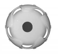 Колпаки на колеса R17,5 передний (пластик-белый) 1 штука (1) Арт. ТТ-ПЛ-11