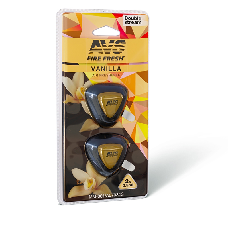 Ароматизатор AVS MM-001 Double Stream (аром. Vanilla Ваниль) (3) Арт. A07034S