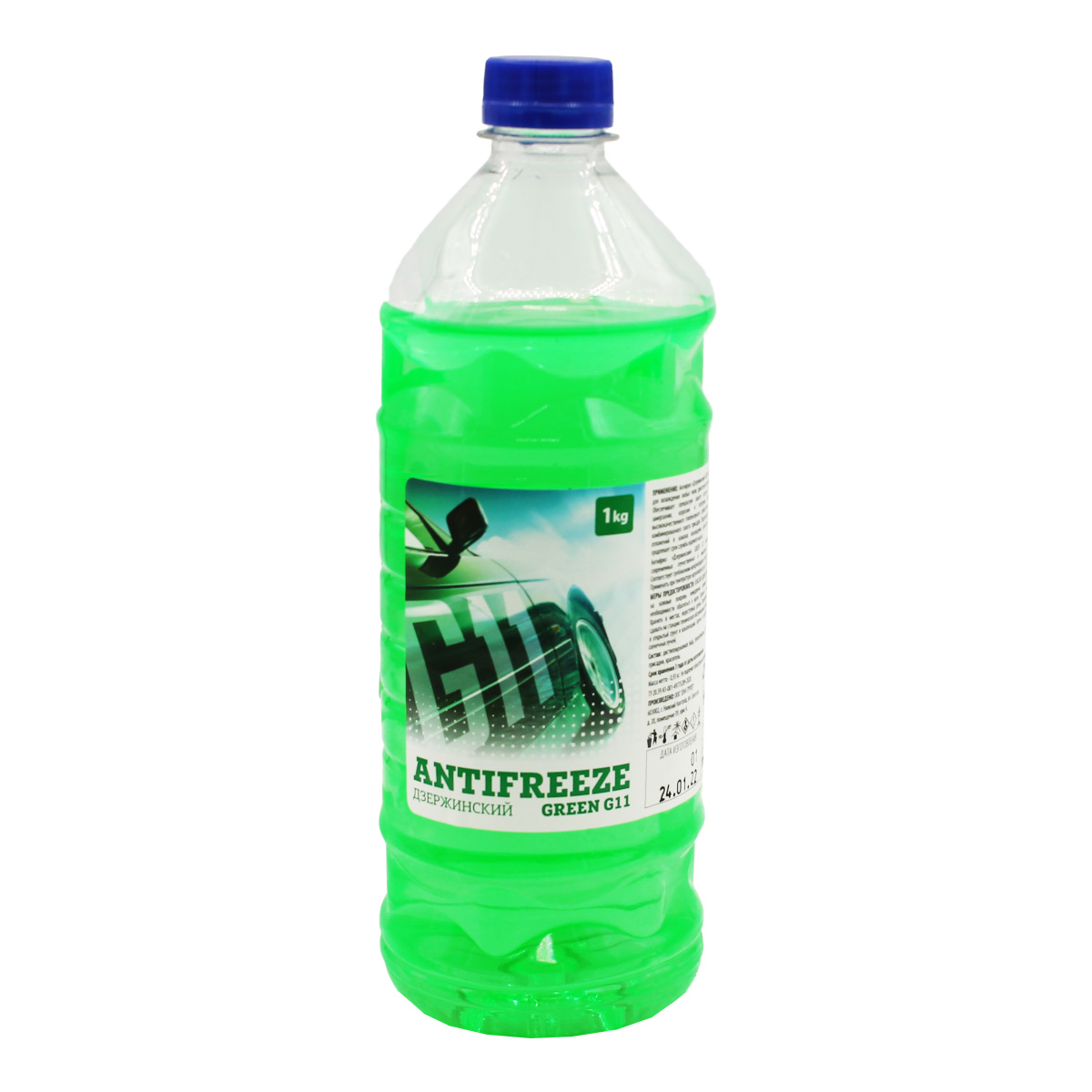 Антифриз Дзержинский Гост G11 зеленый бутылка ПЭТ 1л (1) Арт. 03001002004