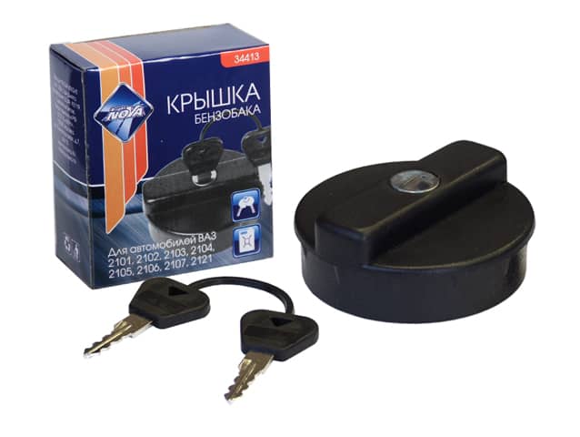 Крышка бензобака с ключом ВАЗ-2101-07 (внутренняя резьба) Арт. GR05013