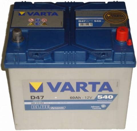 Аккумулятор VARTA Blue Dynamic 60 А ч обратная японский стандарт R+ (D47) (1) Арт. 560410054