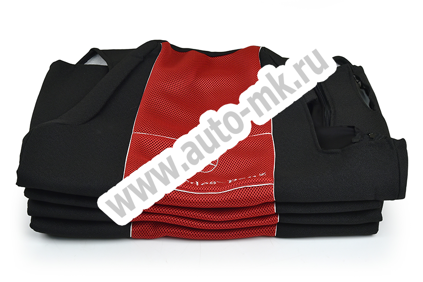 Чехол-сиденья MERCEDES AXOR (1 ремень  2 высоких) красно-синий (1) Арт. 13620