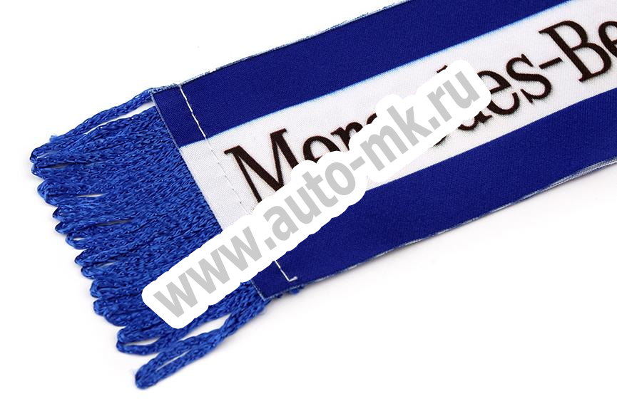 Вымпел  MERCEDES  ( 5,5х20см) бахрома синий (2) Арт. 12414