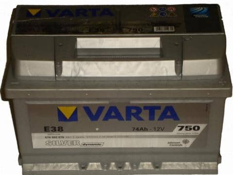 Аккумулятор VARTA Silver Dynamic 74 А ч обратная R+ EN 750A (E38) (1) Арт. 574402075